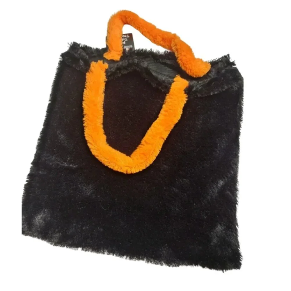 Tom's Toy Int'l Ltd. Black Cat Feline Animal Pet Treat Goodie Party Bag Tote